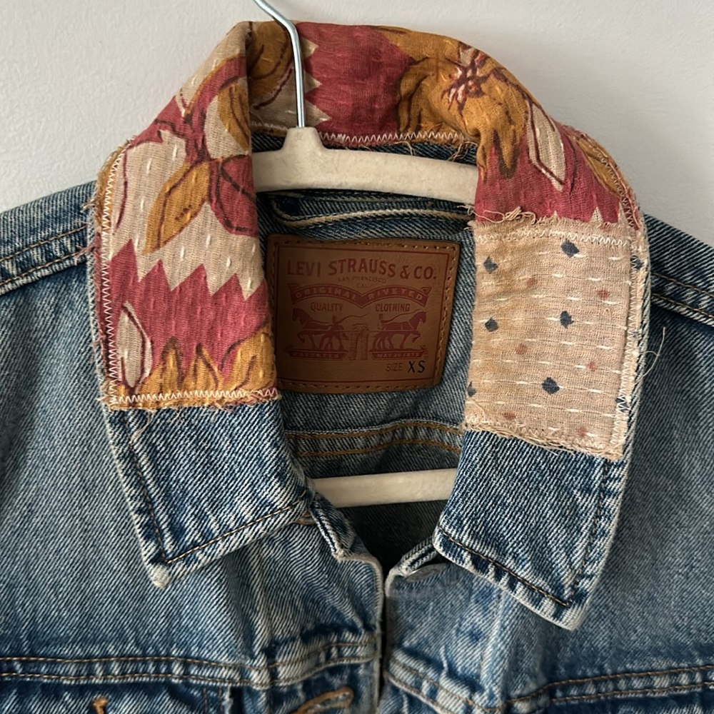 Levi’s Patchwork Denim Jacket Jean - image 2